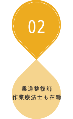 2 柔道整復師 作業療法士も在籍